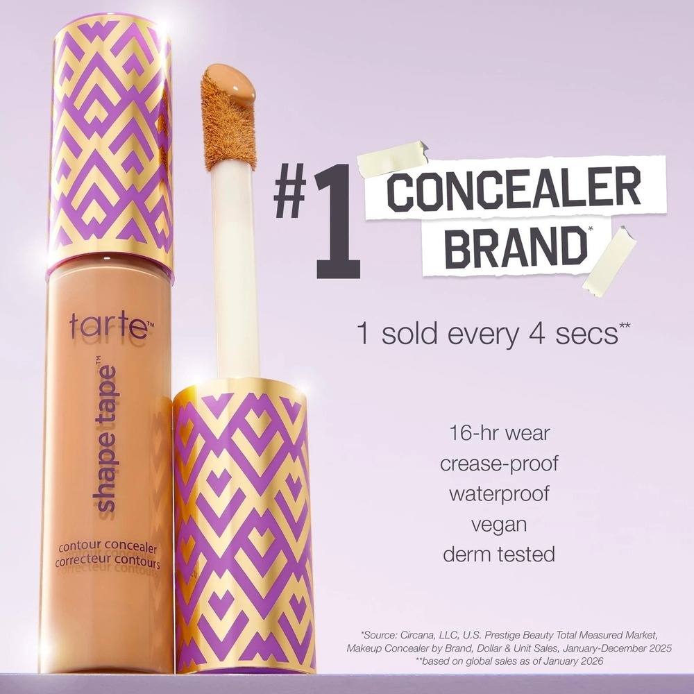 Tarte Ultra Creamy Shape Tape Concealer-47S Tan-Deep - Picture 5 of 6